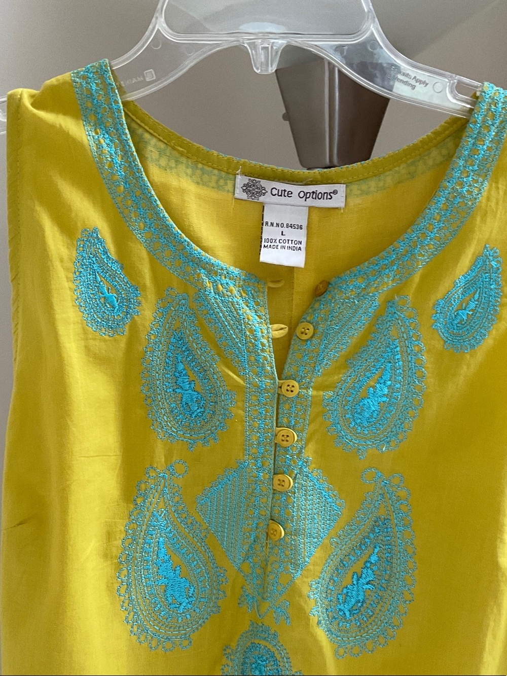 Cute Options Women's Cotton Embroidered pull on dress